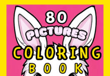 E-book - 80 Pictures Children Coloring Book