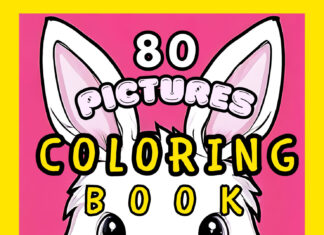 E-book - 80 Pictures Children Coloring Book